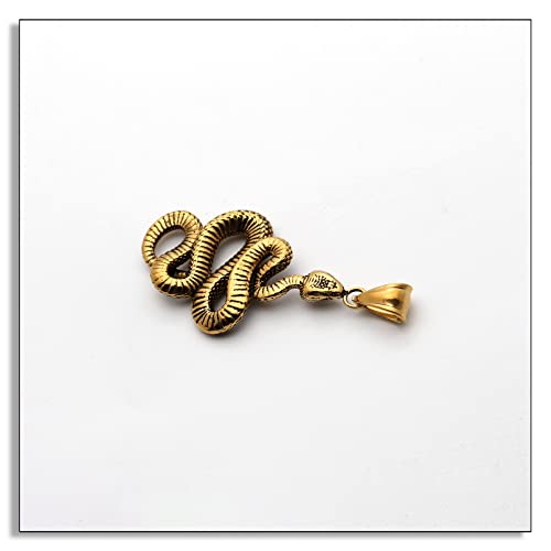 Punk Jewelry Animal Snake Pendant Cool Necklace3
