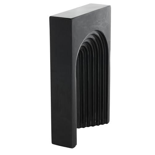 Escultura decorativa geométrica rectangular de mármol negro miniatura 4