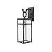 Hinkley Porter Collection Medium Wall Mount Lantern, 120V ? Add Security to Porches, Patios & Exterior Spaces with Ultra-Durable Outdoor Lighting, Aluminum Wall Light, 100w Bulb Included, Aged Zinc