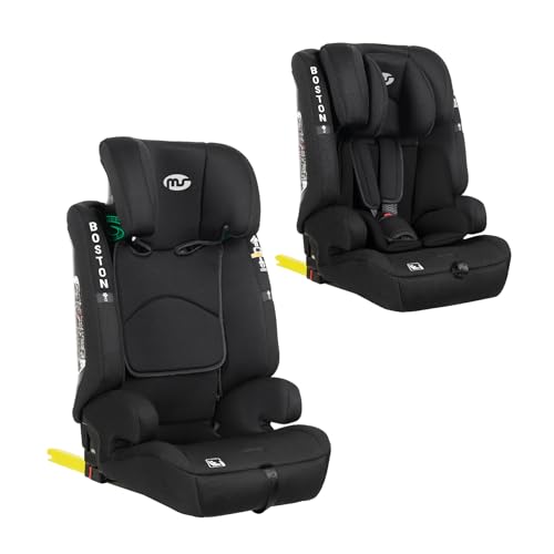 MS - Silla de coche Boston Grupo 1/2/3 Isize (desde los 75 hasta los 150 cms de altura) con Isofix y Top tether, dual.