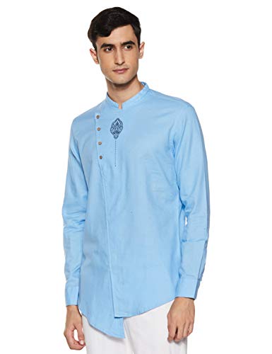 Image of Ethnix by Raymond Men's Regular Fit Tunic Shirt