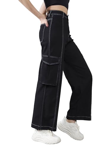 Image of Dolce Crudo High Rise Wide Leg Jeans for Women