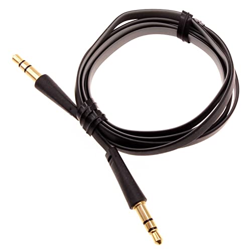 Cable Auxiliar de Audio 3.5mm con cable plano 3 pies miniatura 1