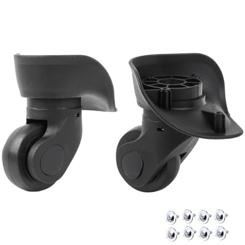 Roues de Valise,1 Paire Roues pour Bagages,Roues de Rechange de Bagages Valise roulettes pour...