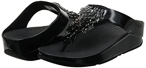 Image of FitFlop Women's Rumba Beaded Toe-Post Sandals