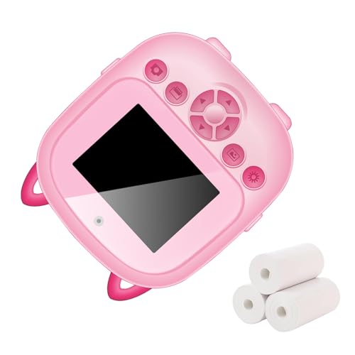 Cámara de fotografía de vídeo para niños, foto digital, selfie, viaje, juguete de impresión, impresión de fotografía, impresora térmica para niños pequeños, selfie fotografía de video, juguete de