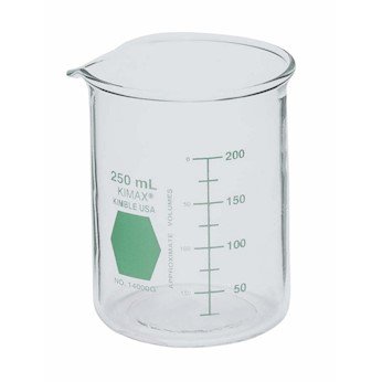 Kimax 14000G-100 Green-Coded Griffin beakers; 100 mL, 12/cs
