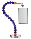 Venussar Auto Inspektionsspiegel Totwinkelspiegel Schweißspiegel Kfz Werkstatt Werkzeug mit Magnetfuß Flexibler Verstellbarer Magnetischer Spiegel für Mechaniker Techniker