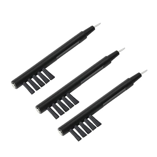 BCOATH Cleaning Tools 5 Pcs U-Shaped Brush Wax Black for Cleaner and Cleaning
