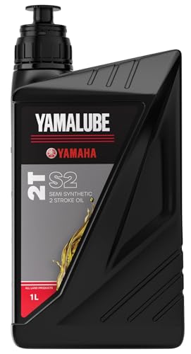 Yamalube 1 Liter Semi Synthetic 2-Stroke Motor Oil - Yamalube YMD-65042-01-03, Improves Lubrication and Enhances Performance