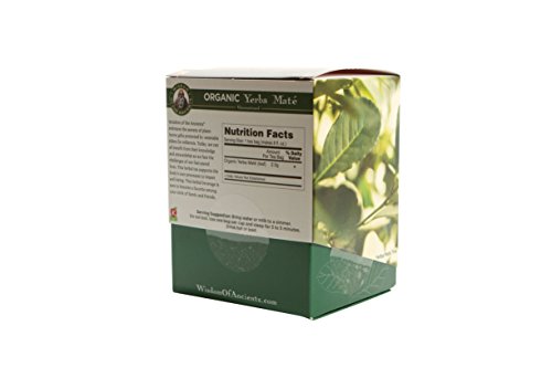 Wisdom Of The Ancients Organic Yerba Maté Tea Bags, 1Oz #TOP2