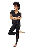 Winshape Damen super leichtes Functional Dance-Top DT101, Winshape Dance Style Freizeit Sport Yoga Workout, schwarz, L
