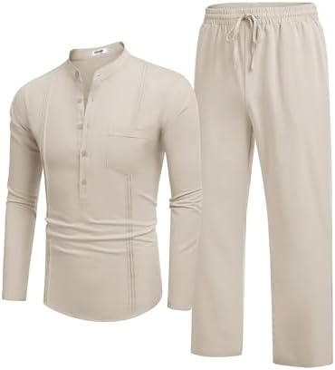 Review: COOFANDY Men’s Piece Cotton Linen Sets Casual Comfort Style