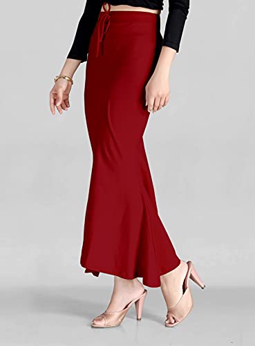 Image of Flare Saree Silhouette, Saree Shapewear,Saree contour, Saree Shaper, Petticoat, Skirts for Women & Girls, Cotton Lycra Shape Wear for Saree