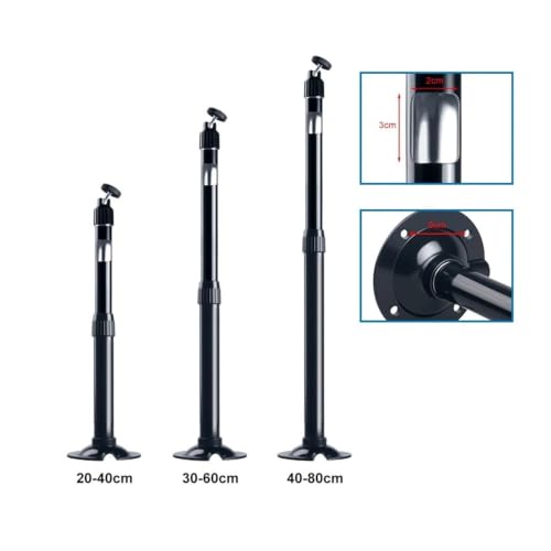 Soporte para proyector Salange regulable de 40-80 cm de techo y pared 4