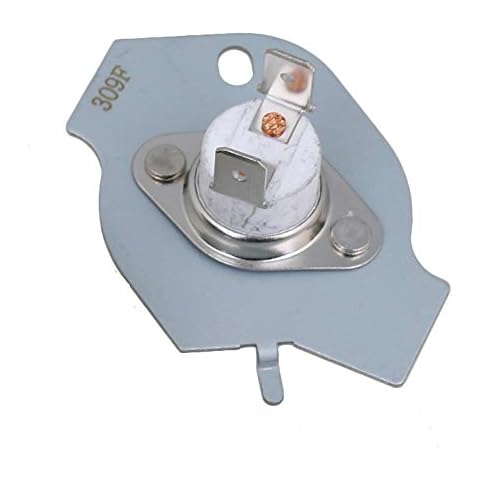 𝑼𝒑𝒈𝒓𝒂𝒅𝒆𝒅 3977393 Dryer Thermal Fuse for Whirlpool Kenmore Dryers Thermal Cut-Off Switch Replacement Parts Replace 3399848 AP3094244 AH334299 279816VP Cover