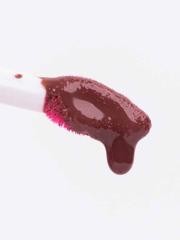 Image of La Nin Skinny Dip Peptide Infused Lip Oil Barely Behaving | Warm Nude Shimmer for Women | Hydrating Glossy Lip Oil | Non Sticky Nourishing Lip Care | 6 ml