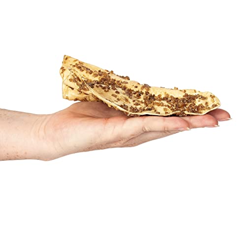 Bundle – Jumbo Cow Ears With Bully Stick Flakes (10-Pack) And Whole Small Elk Antler For Dogs (4-5”) – All Natural, Long Lasting, Digestible Dog Treats For Small, Medium And Large Aggressive Chewers #TOP2