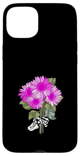 Pink Sunflowers My Last, My All Pink グラフィック スマホケース iPhone 15 Plus 用