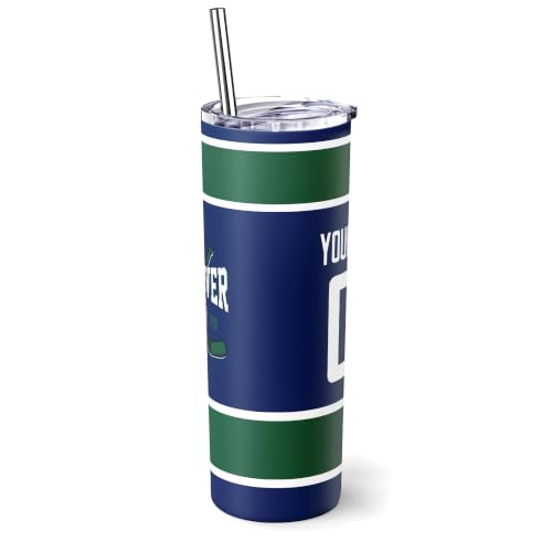 Image of ANTKING Vancouver Tumbler 20oz Travel Mug Custom Name Number Gifts | Stainless Steel Insulated Coffee Cup for Men Women