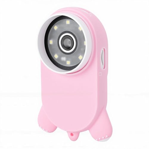 Microscope pour enfants écran 2.0 pouces loupe portative 1000X Karlak rose