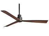 Minka Aire F787-ORB 52' 3-Blade Ceiling Fan in Oil Rubbed Bronze Finish with Medium Maple Blades