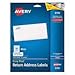 Avery 8195 - Easy Peel Inkjet Return Address Labels, 2/3 x 1-3/4, White, 1500/Pack-AVE8195