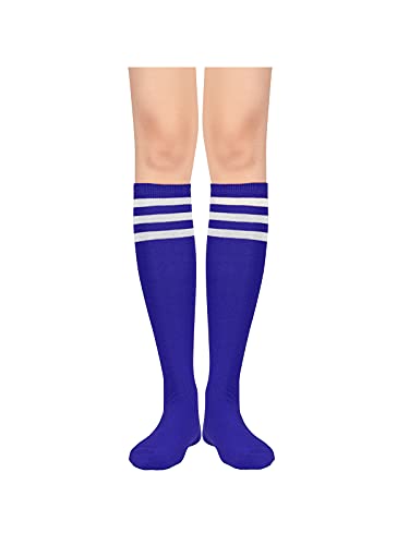 Image of Century Star Knee High Socks for Women Long Tube Socks with Stripes | Soft, Skin Friendly And Stretchy, Vibrant Colors Perfect For Daily Wear, Sports, Halloween And Christmas