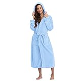 TISSU DOUILLET EN PELUCHE : Super doux et moelleux, ce peignoir en peluche de poids moyen apporte chaleur et confort pour une nuit douillette.