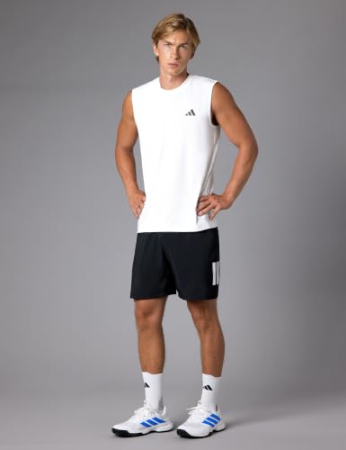 adidas Mens Gamecourt 3 All Court Sneakers Shoes - White - Image 3