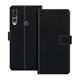 ESACMOT Étui Portefeuille en Cuir Compatible avec Lenovo Z5S Coque à Rabat avec Porte-Cartes et Support, Fermeture Magnétique, Étui Folio Antichoc (Noir) ESACMOT Étui Portefeuille en Cuir Compatible avec Lenovo Z5S Coque à Rabat avec Porte-Cartes et Support, Fermeture Magnétique, Étui Folio Antichoc (Noir)