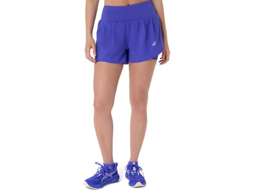 Amazon.com: ASICS Women's Road 2-N-1 3.5IN Short Running Apparel