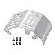 JOYSOG Für LOSI 1/4 Promoto-MX Motorrad RC Chassis Armor Guard Plate, Edelstahl Front Rear Chassis Armor Protection Plate Skid Plate Upgrade Parts