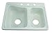 Lippert 209404 Better Bath RV Double Sink 25" x 19" Parchment