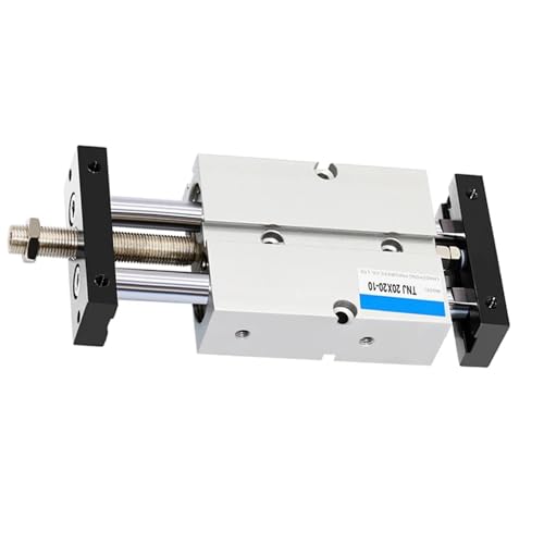 Cylindre pneumatique double axe TNJ à course ajustable TN16