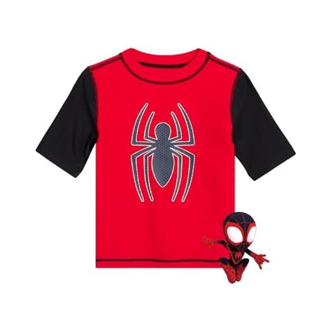 Marvel Boys' Avengers Rash Guard Top Cover