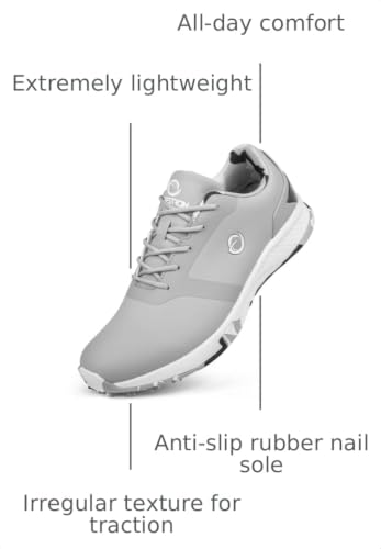 Ifrich Men's Spikeless Golf Shoes