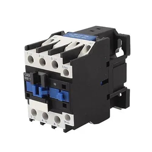 Contactor CJX2-3210 trifásico bobina 380V interruptor eléctrico riel DIN 35mm