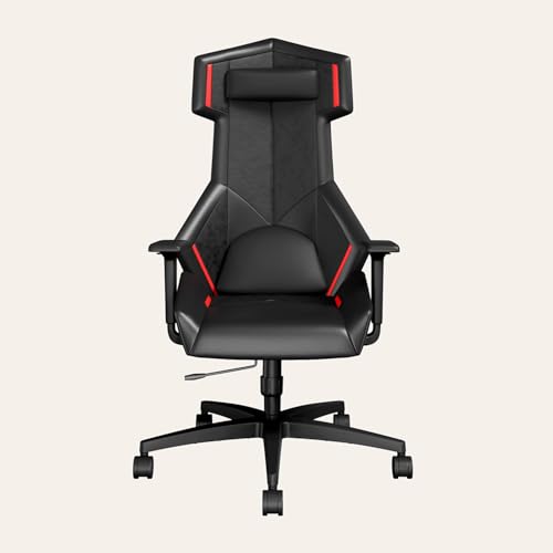 Image of Interio by Godrej Venox High Back Synthetic Leather Ergonomic Gaming Chair (Black) 1-Year Warranty, 3D Armrest, Magnetic Lumbar and Headrest Adjustable