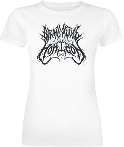 T-shirt Bring Me The Horizon Femme Manches Courtes Blanc Regular Coupe Standard officiel