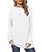 OFEEFAN Long Sleeve Shirts for Women Casual Crew Neck Fashion Winter Tunic Sweaters S
