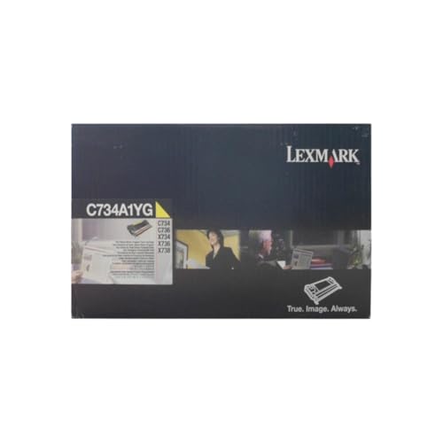 Lexmark Jaune C734A1YG - vue 4