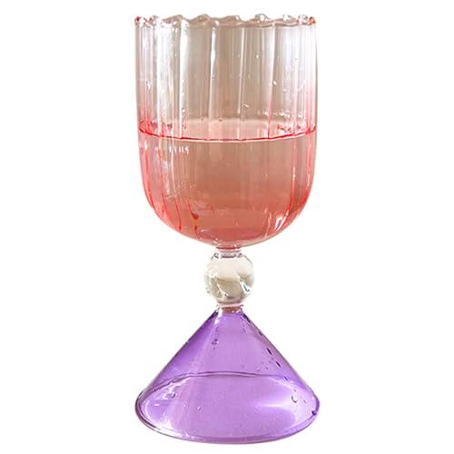 Modernas tazas de vidrio para bebidas, creativas, coloridas, cócteles, flores únicas, adecuadas para fiestas, reuniones, copa de vino de cristal