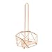 Kitchen Details Geode Paper Towel Holder | Countertop | Free Standing | Holds 1 Large Roll | Rust Resistant | Decorative | Copper