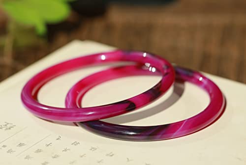 Image of Natural Agate Bracelet Bangle With Gift Box Free