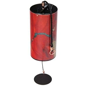 ZAPHIR klankspel Crystalide – donkerrood handgemaakte chimes