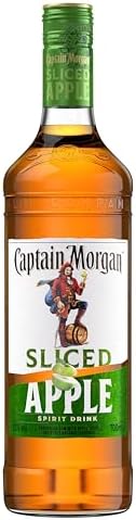 Captain Morgan Sliced Apple | 25% vol | 70cl | Rum Based Spirit Drink with Notes of Apple & Ginger & Captain Morgan Original Spiced Gold | for Drinks or a Spiced Rum Cocktail