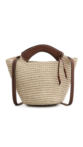 Hunting Season Women's Woven Shopper Tote Natural/Cognac