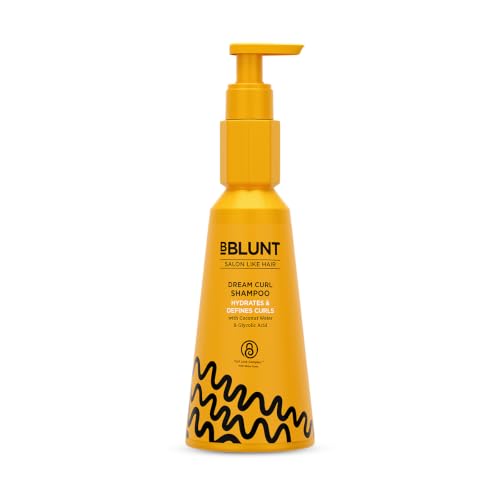 Image of BBLUNT DREAM CURL SHAMPOO - 300 ml | 3 Day Definition & Frizz Control | Coconut Water, Glycolic Acid & Curl Lock Complex | Hydrates & Moisturizes Dry, Wavy & Curly Indian Hair | SLS & Paraben Free | For Men & Women