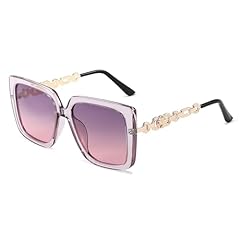 Clear Purple Frame Purple Pink Lens